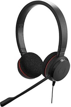 JABRA Gn Netcom Evolve 20 Ear Headphones With Mic Wired Gaming
