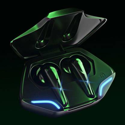 KUBER ENTERPRISES NEW GAMMING BUDS + LISTNING DUAL MODE EARBUDS BLACK Bluetooth Gaming