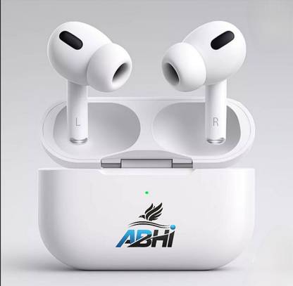 abhi AirPod Pro With Wireless Charging Case, ANC Bluetooth (White, True Wireless) Bluetooth