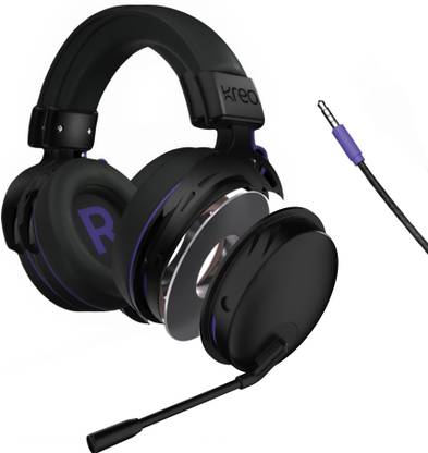 Kreo Beluga v2 Wired Gaming Headphone with Mic for Mobile, PC, PS, Lightweight Wired Gaming