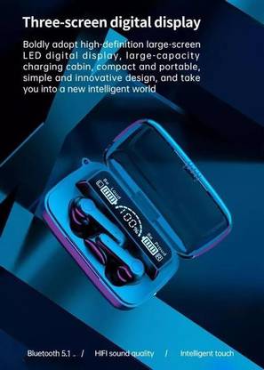 Kabeer enterprises M19 Earbuds Deep Bass Bluetooth