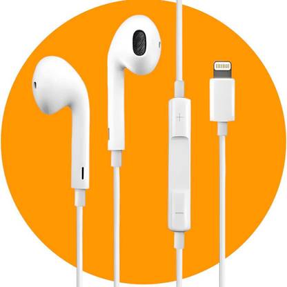 Bxeno Earphones with Lightning Connector For A.P.P.L.E iPhone 13/13 Mini/13Pro[85B] Wired