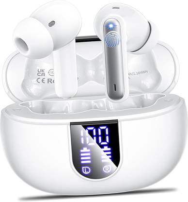 wazny 2024 NEW TWS Wireless Headphones High Bass Gaming BT 5.3 Sport Earbuds Headsets Bluetooth Gaming