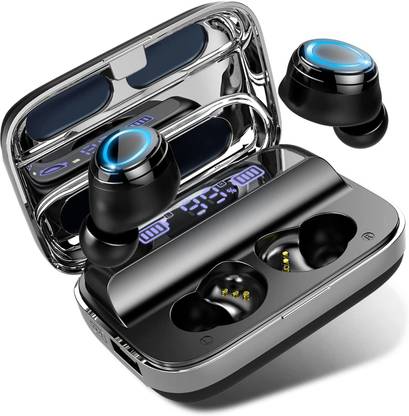 टेकफायर M10 Earbuds/Tws/True wireless Bluetooth Headphones with upto 300 hr standby time हेडसेट गेमिंग हेडफोन
