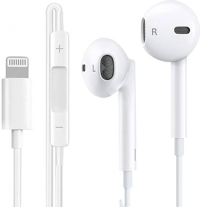 MARS Wired in-Ear Earphone With Lightning Connector. MFI certified - Mic Wired without Mic