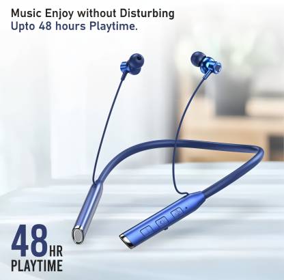 GEMFLY Vibration Alert, 48 Hours Playtime, ENC, HD Sound Quality & Stereo Bass67 Bluetooth