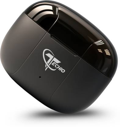Techio Airdopes 300 Wireless Earbuds H2 with Touch Control & Type-C Fast Charging Bluetooth