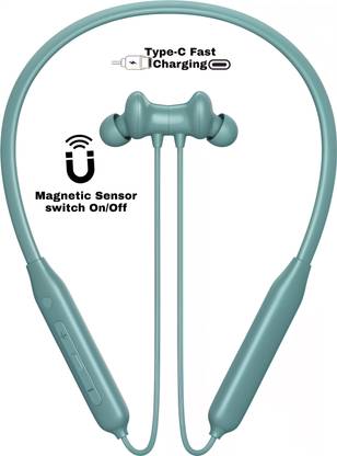 GREE MATT Bluetooth Neckband 40 Hours Playtime,Waterproof,Deep bass Fast Charging,N150 Bluetooth