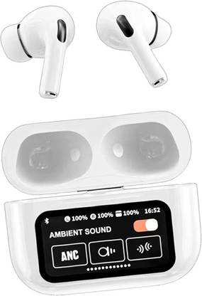snowbudy A 9Pro max Wireless Earbuds-Digital Display Earbuds-Active Noise Cancellation Bluetooth Gaming