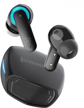 CrossBeats Fury - Low Latency Gaming TWS with Breathing LED Lights Bluetooth Gaming