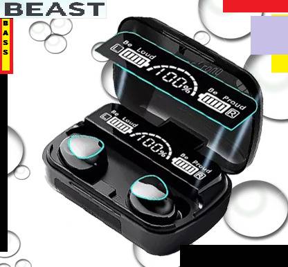 Bashaam E1529 M10 SUPER 6HRS PLAYBACK HEADSET BLACK (PACK OF 1) Bluetooth without Mic