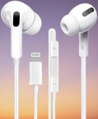 Voltexx Handfree Compatible with iPhone Lightning Connector headphones Wired