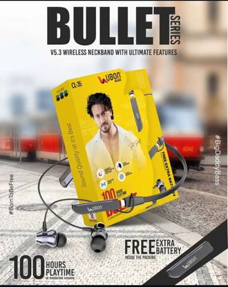 retold Bullet Series Blue CL-35 Wireless Neckband With Advance Feature Bluetooth