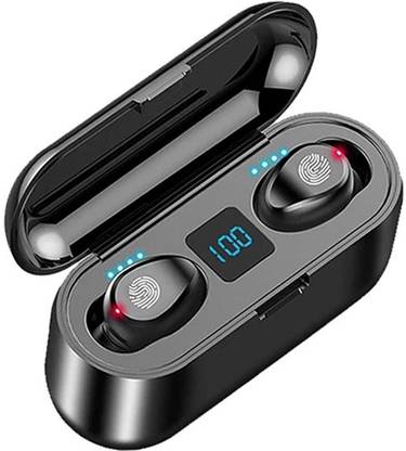 SACRO TJU_537C_TWS F9 Wireless Earbuds Bluetooth Headset Bluetooth
