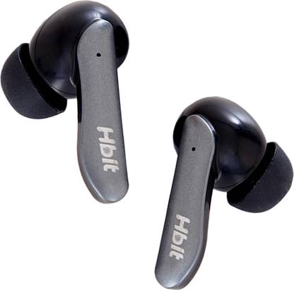 HBIT True Wireless Earbuds with Mic upto 40Hrs Playback Time 40ms Latency Gaming Mode Bluetooth