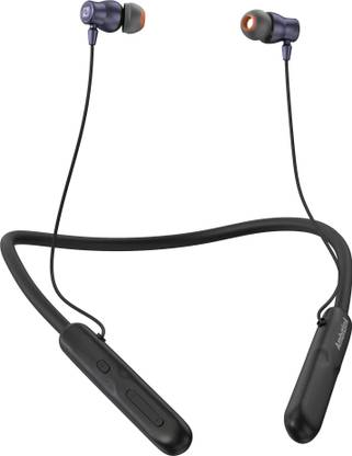 Ambitlink ALNB100D Upto 120Hrs Playtime*,ANC, Magnetic On/Off,Vibration Alert FM Neckband Bluetooth