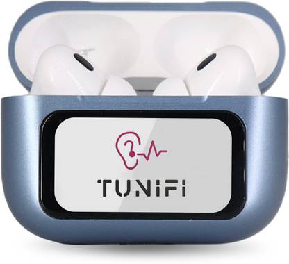 Tunifi Color LCD Pro True Wireless Noise Cancelling Earbuds, 6-Mic, Smart LCD Display Bluetooth