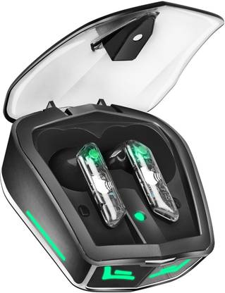 byer X8-KATANA Gaming Earbuds,45msLatency,40H playtime,Made in INDIA,AI-ENC,BT5.3, Bluetooth Gaming