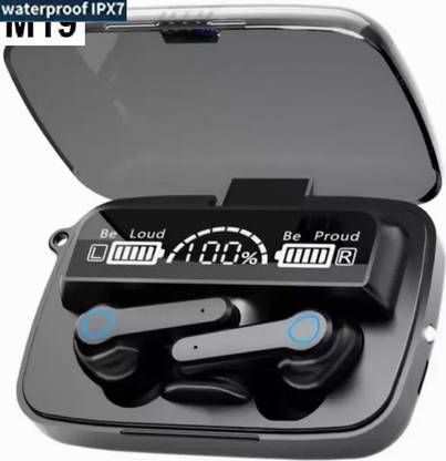 APDY M19 LED Display TWS Wireless Earbuds Bluetooth Headset Upto 48H ASAP Charge A498 Bluetooth