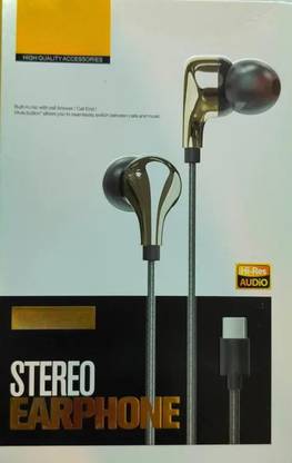 SSVOCATIONPOINT Wired Type C A+ Deep Sound Earphone, Headset, Heandfree1.35M Wired