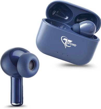Techio PlayBuds Pro TWS with ENC, Voice Assistant, Fast Charging & HD Clarity Bluetooth