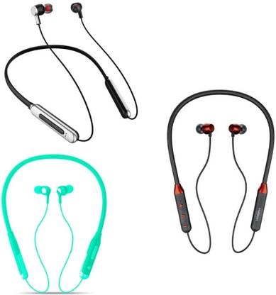 LEVELPLUS Jazz New & Star & Candy Neckband Combo 45 Hours Playtime Bluetooth