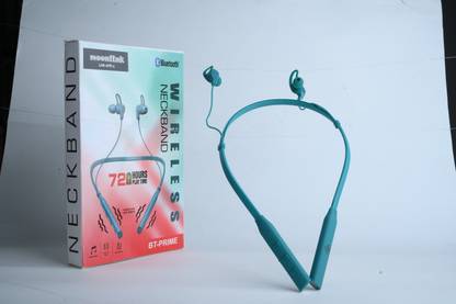 moonlink BT Prime Bluetooth Wireless Neckband with Up to 40 Hours Playback Bluetooth v5.2 Bluetooth