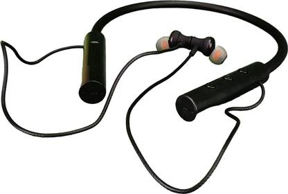 RECTITUDE User-Friendly Design Neckband with Up to 45Hrs Playtime, BT 5.0, Fast Charging Bluetooth