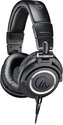 audio-technica ATH-M50X Professional Monitor Wired without Mic