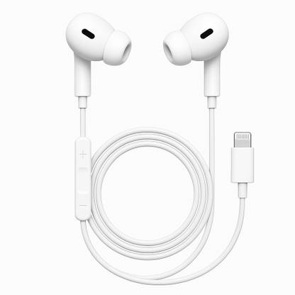 uddo Original iBeats 360°Sound Lightning Wired Earphone 100 % Supports i5 to i13 Wired