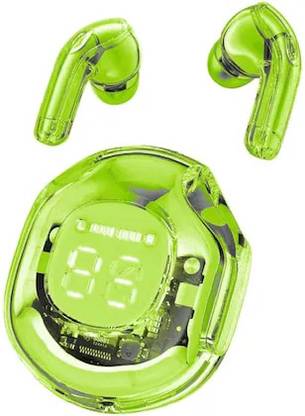 BOTIFY Ultrapods Pro Max Transparent Green Trending Truely wireless bluetooth BC 52 Bluetooth