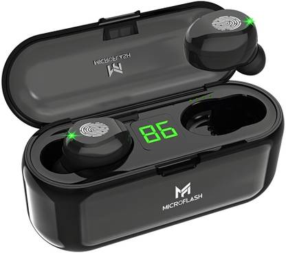 Microflash Earbuds-X67 Upto 48Hrs Playback 8mm Driver True Wireless Bluetooth Earbuds Bluetooth