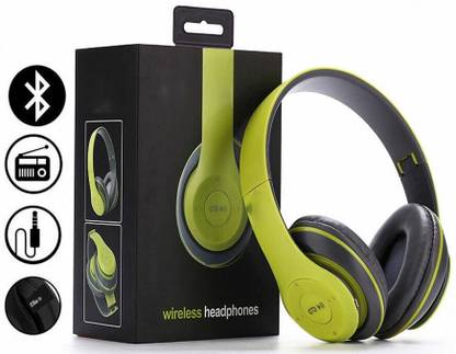 Techobucks New Bluetooth Headset with 15Hr Playback, 50MM Drivers Soft Padded Ear Cushions Bluetooth
