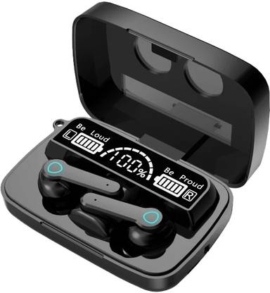 Tripwire M19 Digital Display Bluetooth Headset (Black, True Wireless) Bluetooth