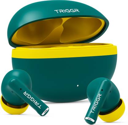 TRIGGR Ultrabuds N5 with Latest BT v6.0, 40Hr Playtime, 13mm Dynamic Drivers, Rich Bass Bluetooth