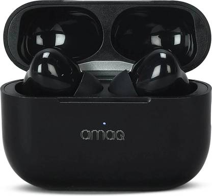 amaq TWS Earbuds with AI Touch, 60H Playtime, 3D Sound, iOS Connector Bluetooth