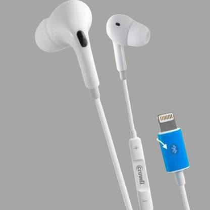 Crovell CV-i45 Lightning Earphone with Microphone Extra Bass with Hands-Free Calling Wired