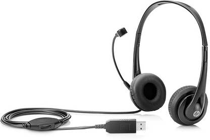 HP H_Stereo USB Headset T1A67AA Wired