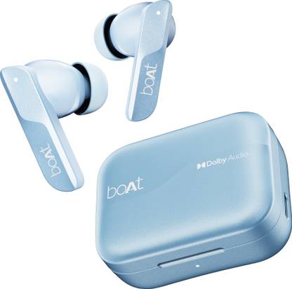 boAt Airdopes 800 w/ Dolby Audio, 4 Mics AI-ENx Tech, Titanium Drivers & ASAP Charge Bluetooth