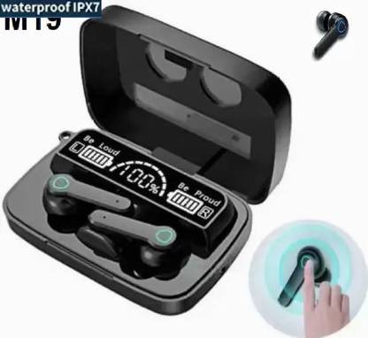 Bashaam HA1811 M19_ ULTRA Earbuds Upto 48 HoursBluetooth 5.604 Earbuds (PACK OF 1) Bluetooth