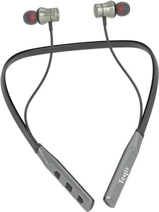 TEQIR ES-64 Rapid Fire - 24 Hour Playtime Bluetooth Headphone Neckband Earphone (B10) Bluetooth