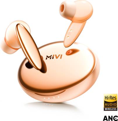 Mivi Superpods Opera ANC, 60Hrs PT, Spatial Audio, 35dbANC , Hi-Res & LDAC,Fast Chg. Bluetooth