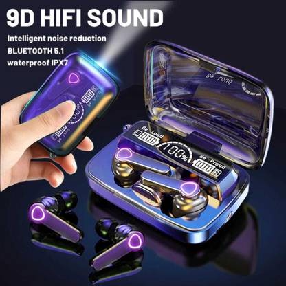 PARYUSHI M19 EarbudsTWS/ DJ15.7 Earbuds with 280H Playtime, Headphones with Power Bank Bluetooth