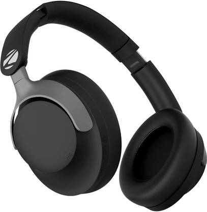 ZEBRONICS SILENCIO 111 (Duke 3), Hybrid ANC 50dB, 55H*Backup,40mm Titanium Drivers,BT v5.4 Bluetooth