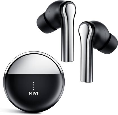 Mivi DuoPods i5 TWS,Metallic Finish,13mm Bass,50H Playtime,BT v5.3 Earbuds and more Bluetooth