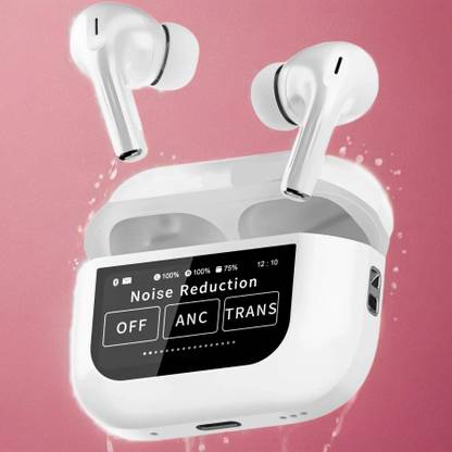 Shamsa A660 A9PRO Multi-Function Touch Display with Case Pouch,ANC-ENC & Long Playtime Bluetooth
