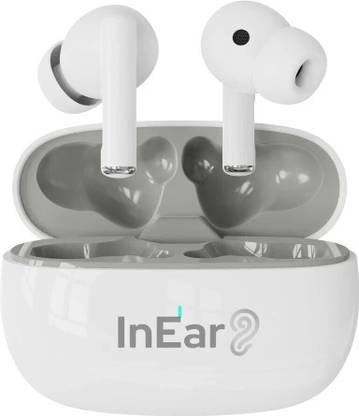 InEar T3 JUKE BUDS 40 HRS Playtime & Quad MIC With ENC, IPX4 Water Resistant Bluetooth without Mic