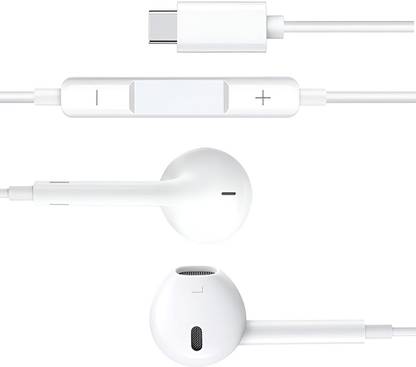 X88 Pro USB C Headphones C-Type Wired Earphone in-Ear Headset Control Wired