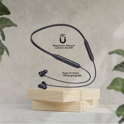 TWS Wireless Bass Edition Neckband Headphone With 48 Hr Playtime_VH Bluetooth & Wired