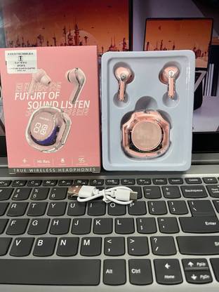 Mid Light New Premium Design Led UltraPods 2 Buds With Charging Case M346 Bluetooth